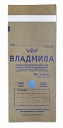 Пакет бумажный самозап д/стерил ВладМиВа 75*150(крафт,100 шт)